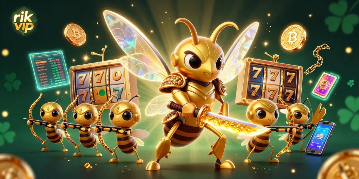 Join the rik vip experience with energizing slot games and vibrant golden visuals.