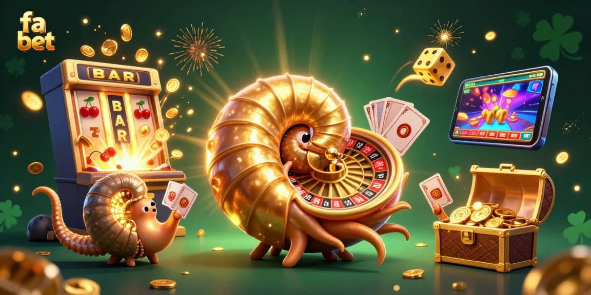 Join the excitement of fa bet as the nautilus spins the roulette wheel in a vibrant casino scene.