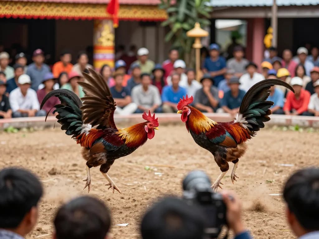 Experience trực tiếp đá gà thomo hôm nay in thrilling match featuring skilled roosters and passionate crowd.
