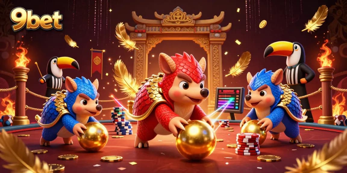 Win big with 9bet in an epic showdown between rival pangolins at the casino!