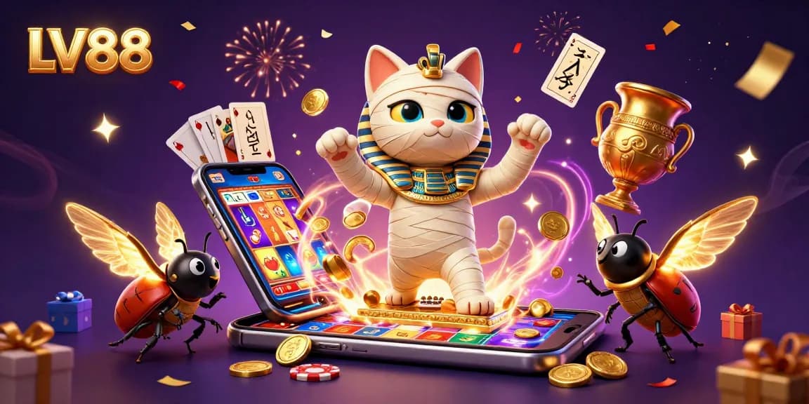 Play exciting games at LV88 with a vibrant Egyptian-themed casino experience.