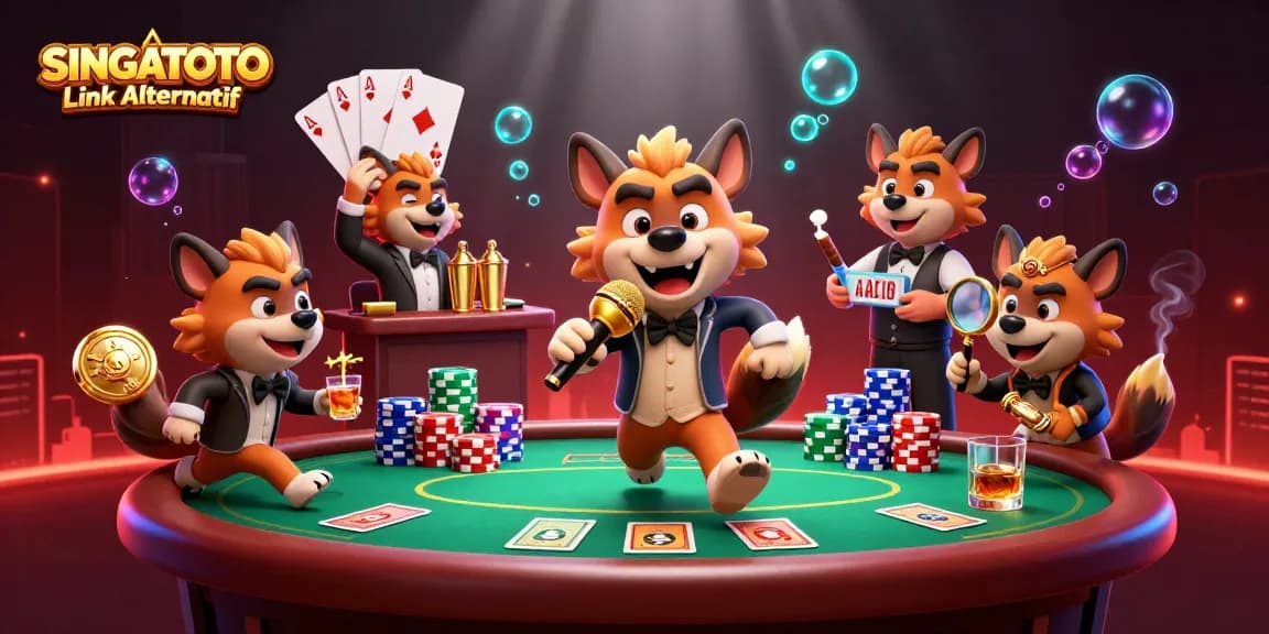 Menggali SINGATOTO Link Alternatif dengan hyena lucu menjalankan klub kasino komedi.