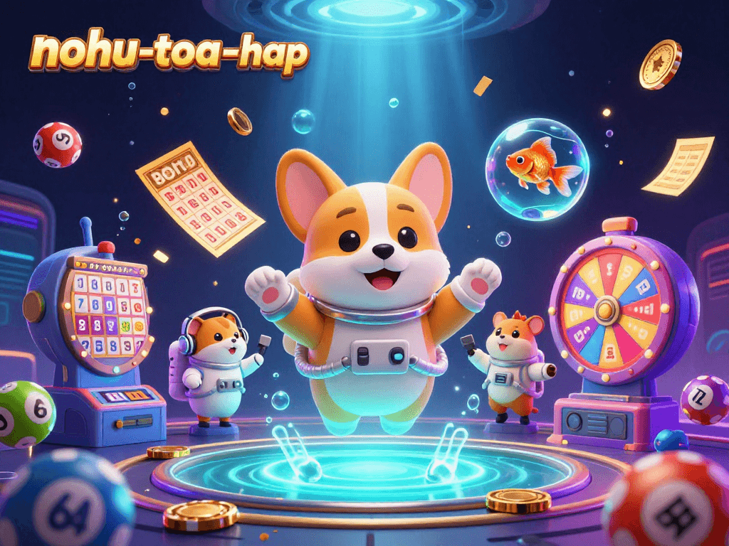 Nohutoa-thap offers thrilling gameplay with vibrant casino elements like lottery balls and bingo cards.