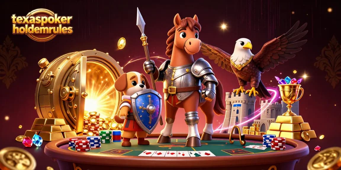 texaspokerholdemrules showcases an exciting poker scene with rich details and vibrant colors
