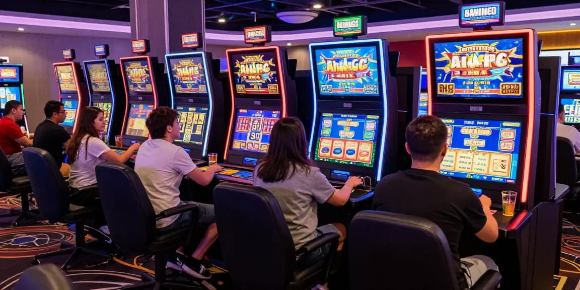 Exciting gaming atmosphere at credit card casinos showcasing players enjoying diverse games at https://crownwoods.org.uk.