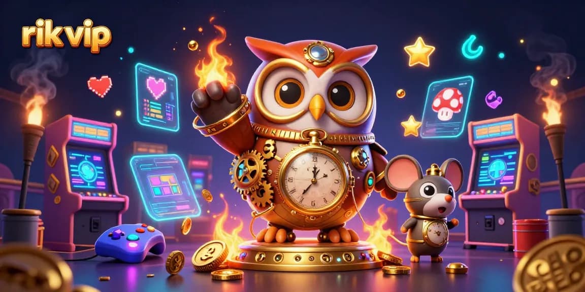 Experience thrilling online gaming at rik vip with an ultra-detailed 3D casino adventure featuring unique characters and vibrant elements.