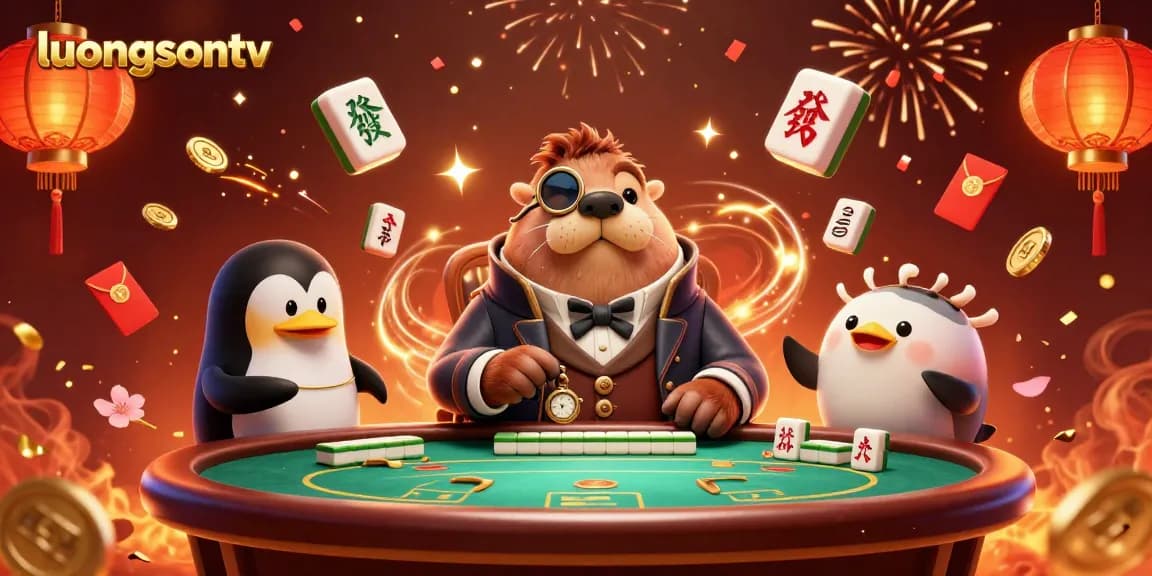 Engaging gameplay at luongsontv with a jolly walrus, sophisticated penguin dealer, and a bluffing pufferfish.