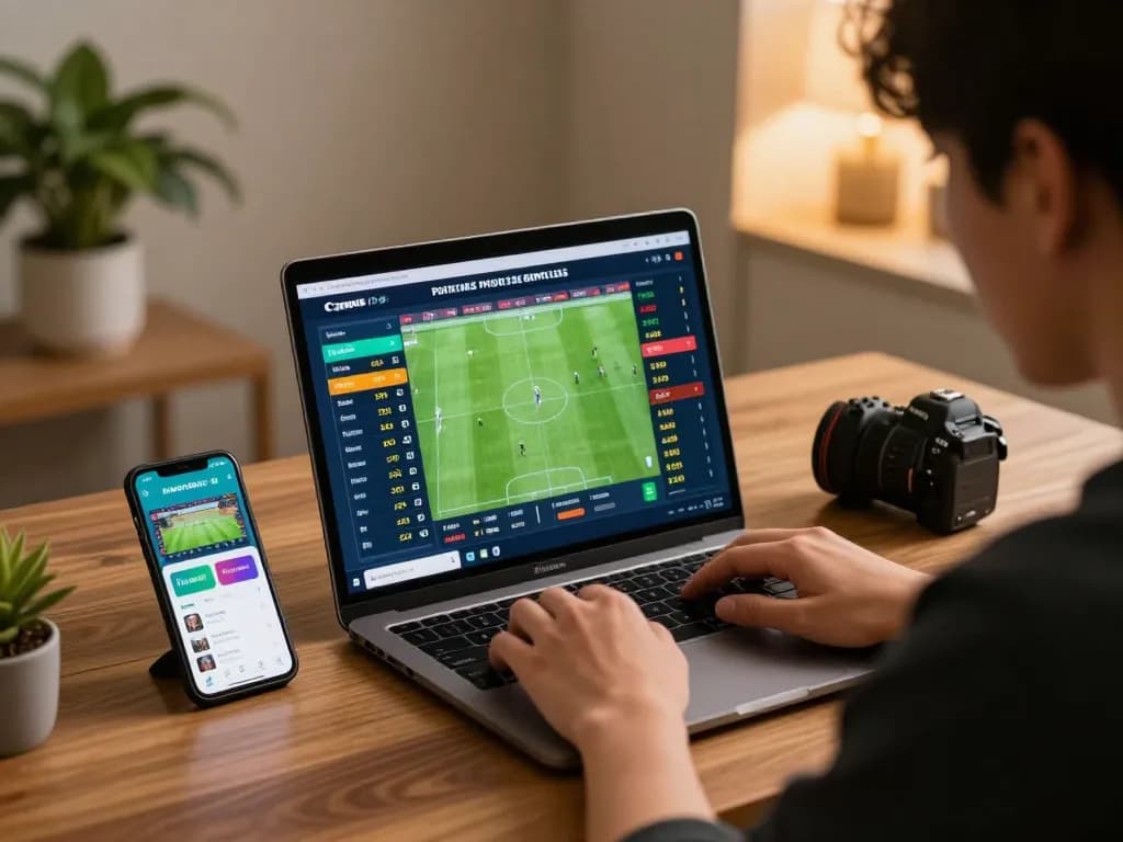 Engaging in online sports betting with Fun88, focusing on live odds and statistics for strategic gameplay.