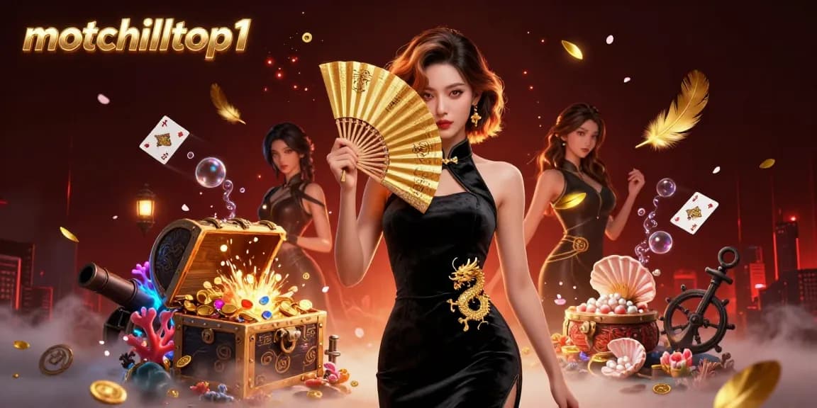 Experience the excitement of motchilltop1 with this immersive 3D casino illustration featuring intriguing game elements.