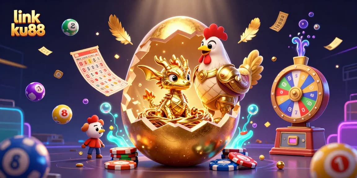 Spin the golden prize with link ku88's captivating gaming experience featuring energetic lottery elements.