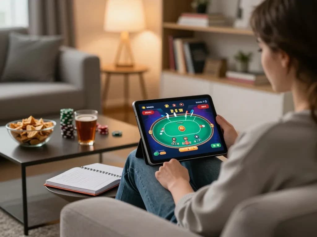Experience engaging gameplay on go88live with a cozy home setup and tablet displays
