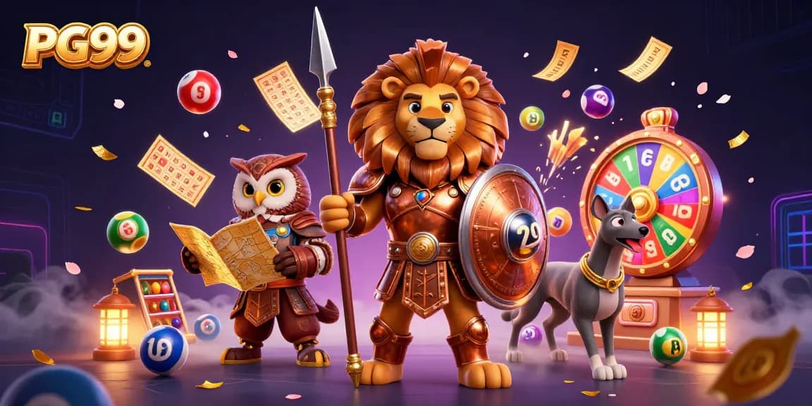 Experience exciting wins at PG99 while playing among lottery balls and vibrant prizes.