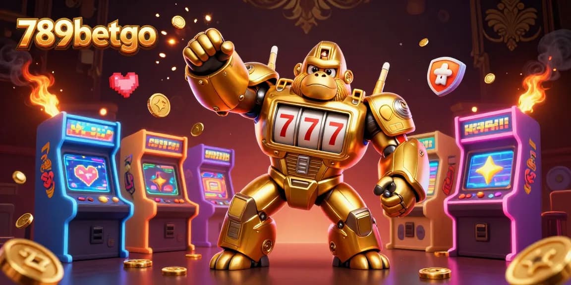 Boost your wins at 789betgo with an exciting 3D gaming scene featuring vibrant arcade elements and dynamic characters.