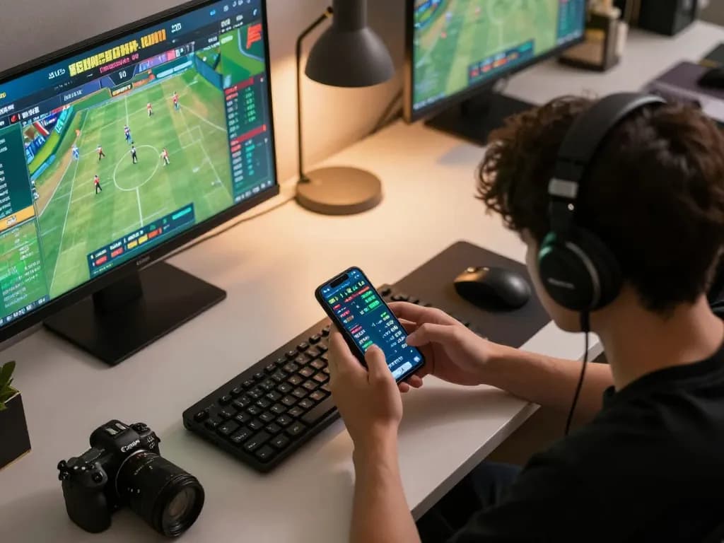 Engaged user placing live bets via mobile app showcasing god55vn, capturing essential gaming strategy moment.