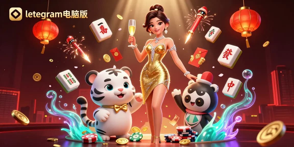 在充满节日元素的生动3D赌场场景中体验使用telegram电脑版赌博的兴奋。