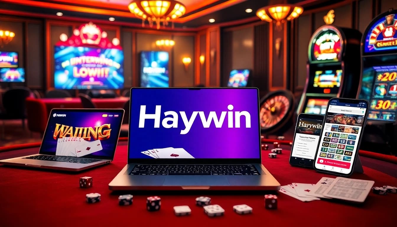 Experience high-stakes gambling excitement at Haywin with a vibrant online casino atmosphere.
