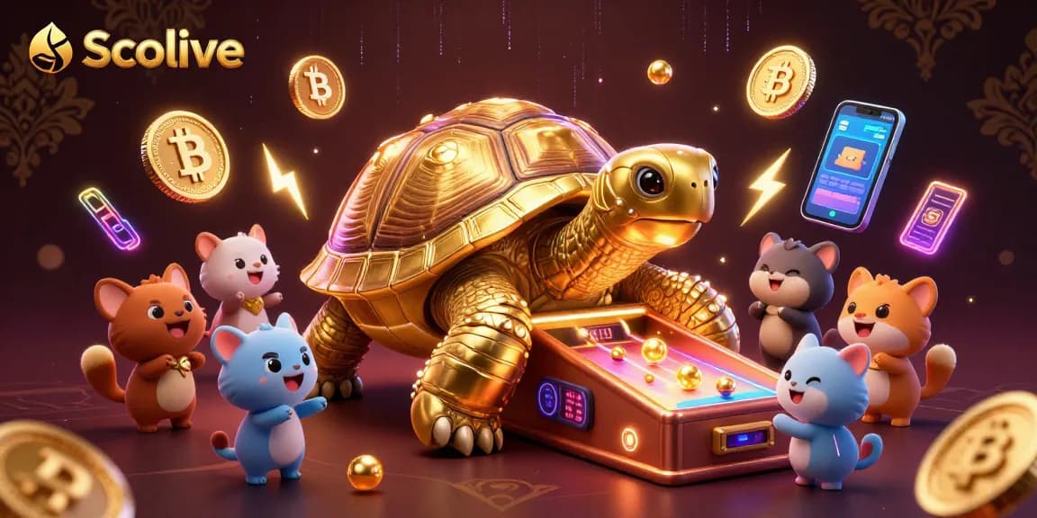 Socolive showcases an exciting gaming scene with vibrant characters and crypto elements.