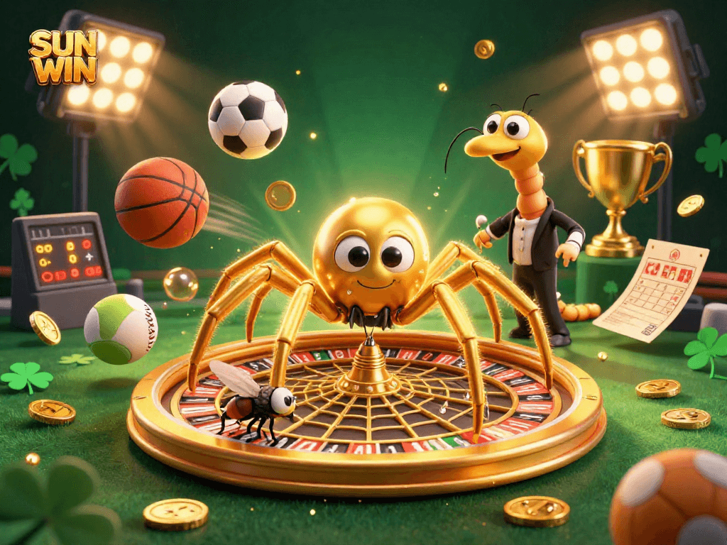 Engage with SUN WIN as you spin the roulette wheel and place your bets amidst dynamic sports action.