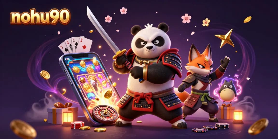 Engage in thrilling gameplay featuring nohu90's vibrant 3D characters and exciting casino elements.