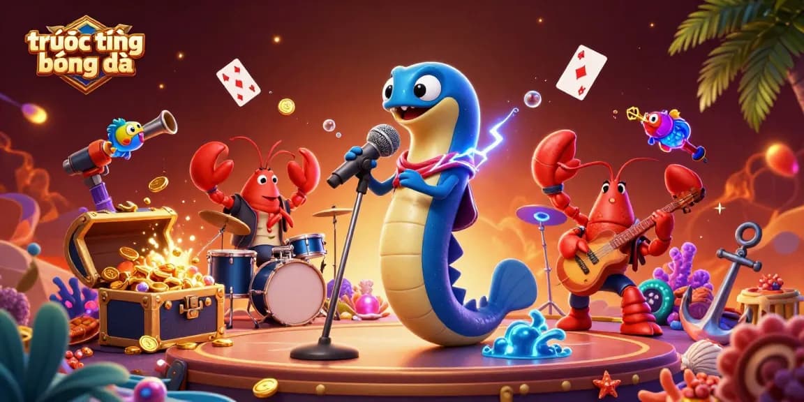 Engage in trực tiếp bóng đá with electrifying entertainment and vibrant underwater elements.