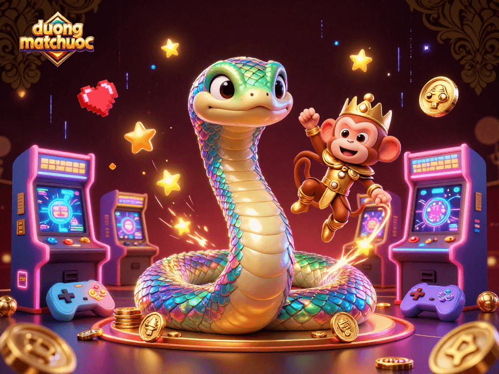 Experience the vibrant excitement of duongmatchuoc with 3D characters and colorful casino elements.