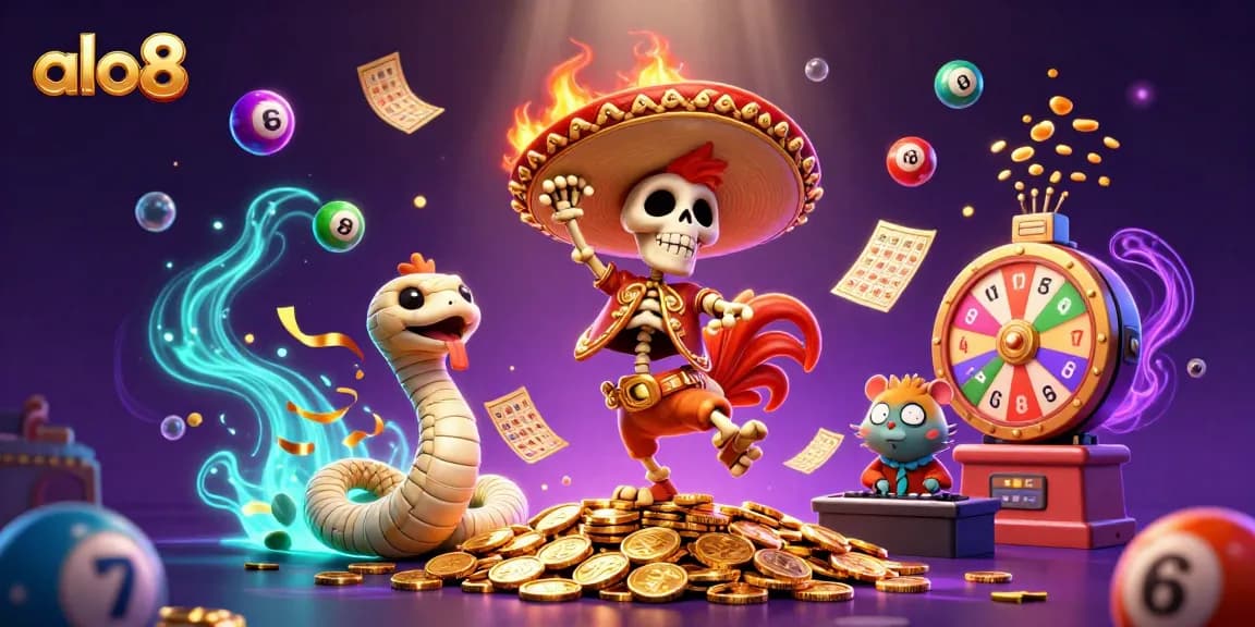 Experience alo8's thrilling victory dance with our cartoon characters and dynamic casino games.
