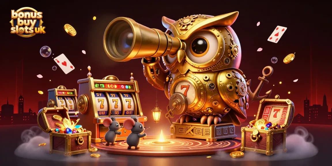 Engage with exciting bonus buy slots uk action in a vibrant 3D casino illustration.