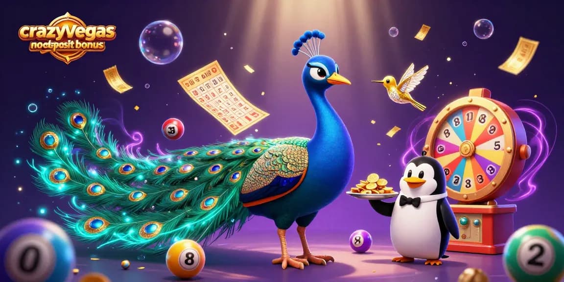 Win at crazyvegas casino no deposit bonus with free spins, colorful animations, and exciting gaming elements