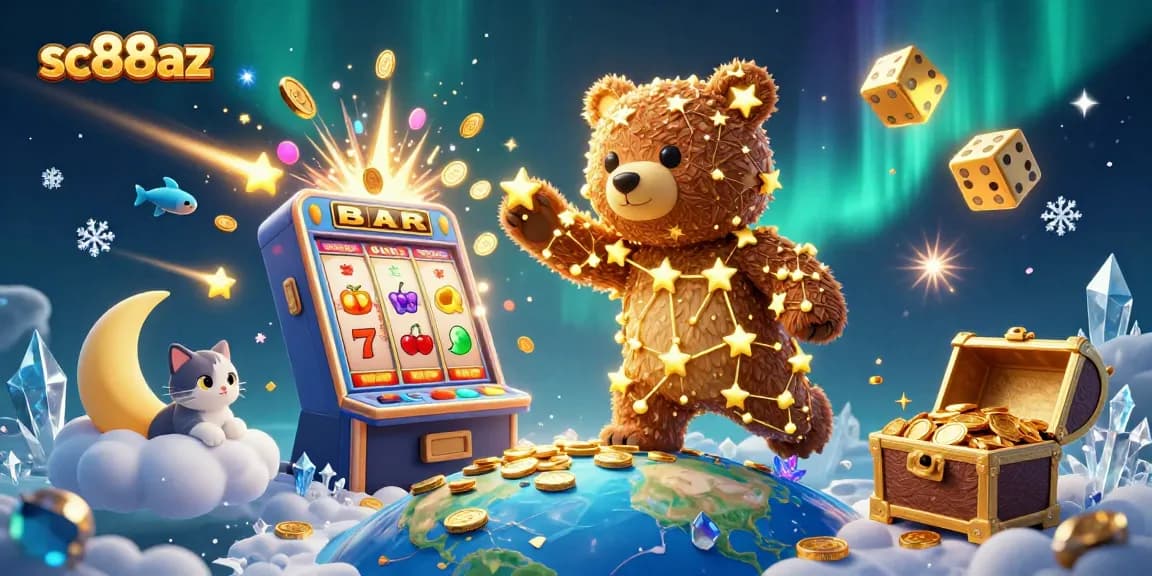 Scoop up coins and ignite jackpots at sc88az with immersive casino illustration.