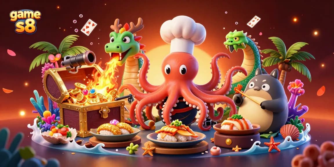 Experience the thrill of game s8 in an underwater world of treasures and adventure.