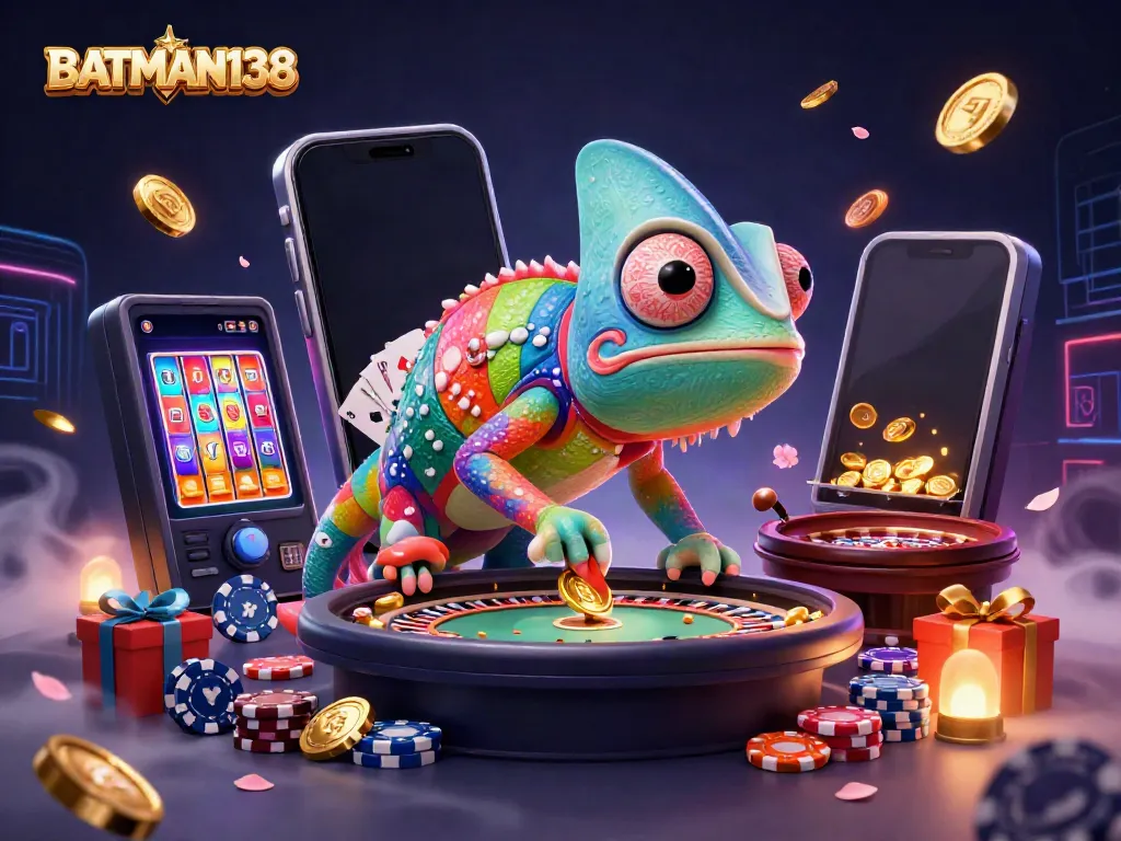 Engage with BATMAN138's vibrant casino world with colorful slots and golden rewards.