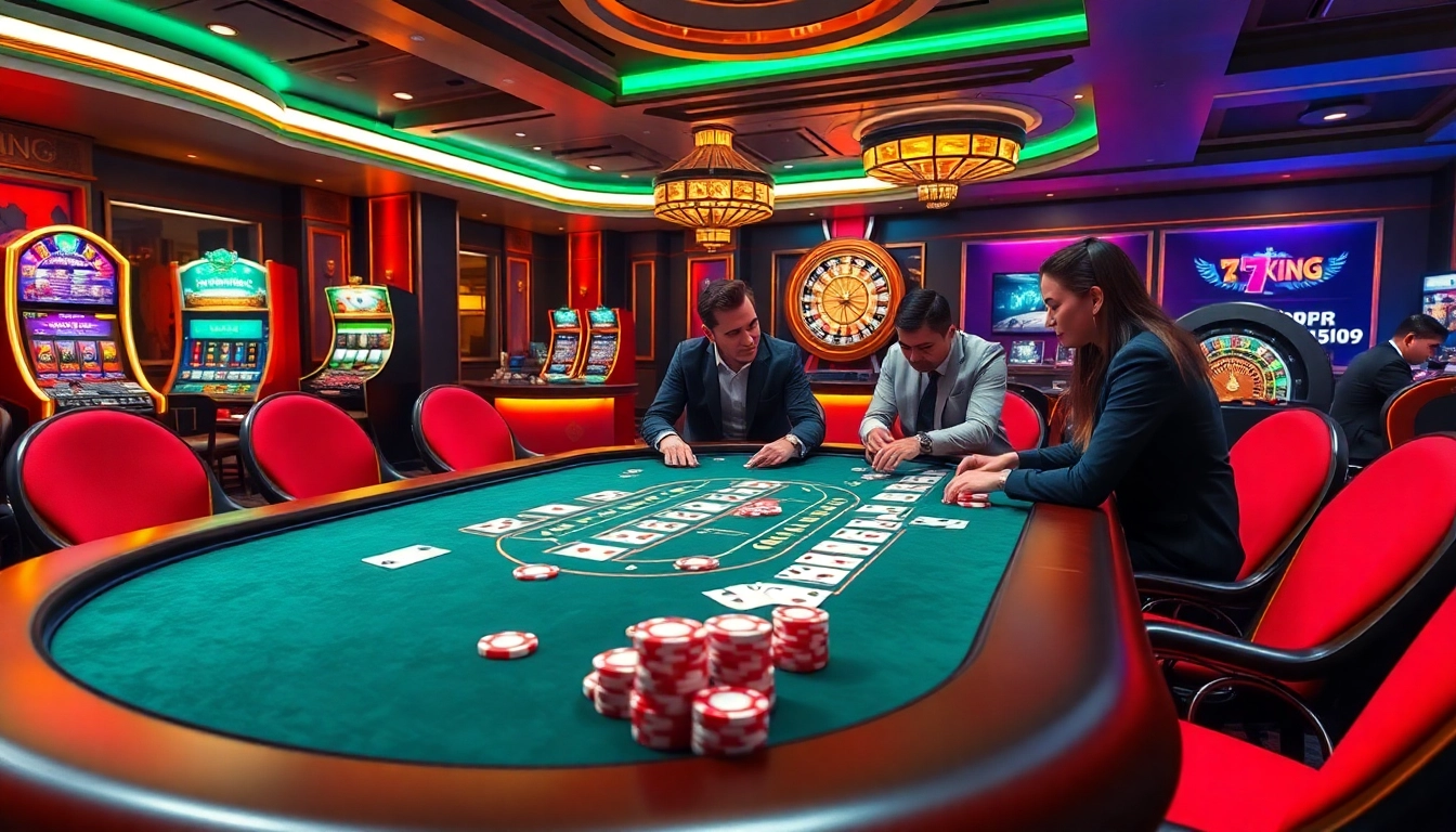 Experience the thrill of 79king with poker action and luxurious casino elements.