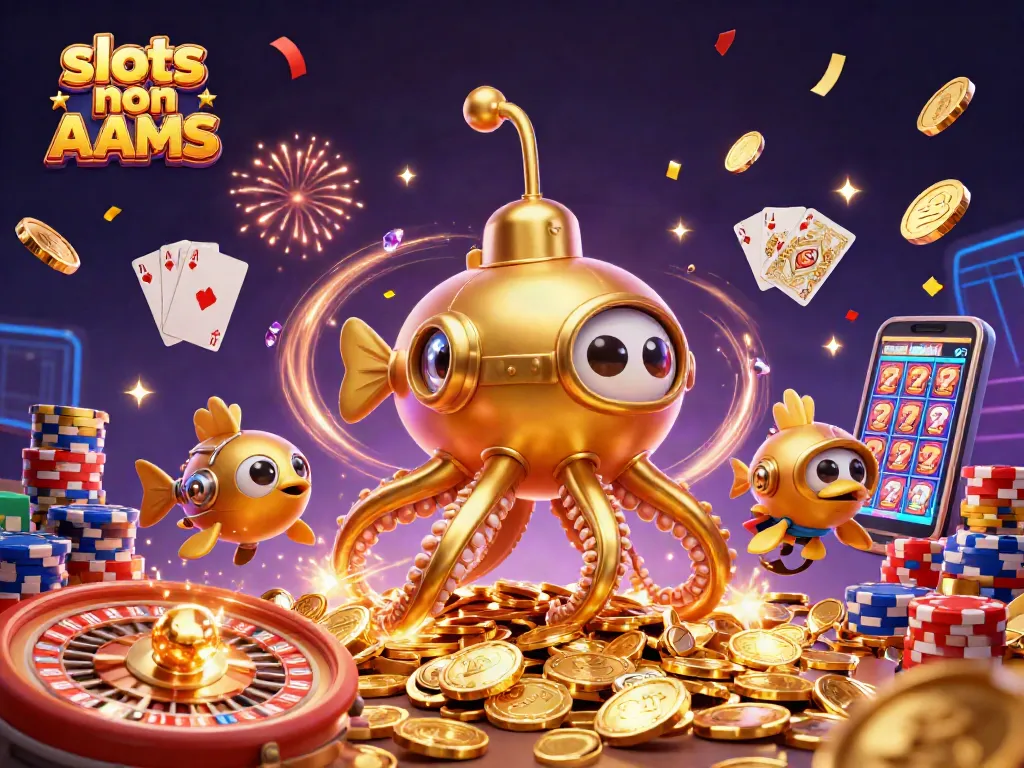 Gioca alle slot non AAMS e vinci monete dorate in un casinò digitale creativo.