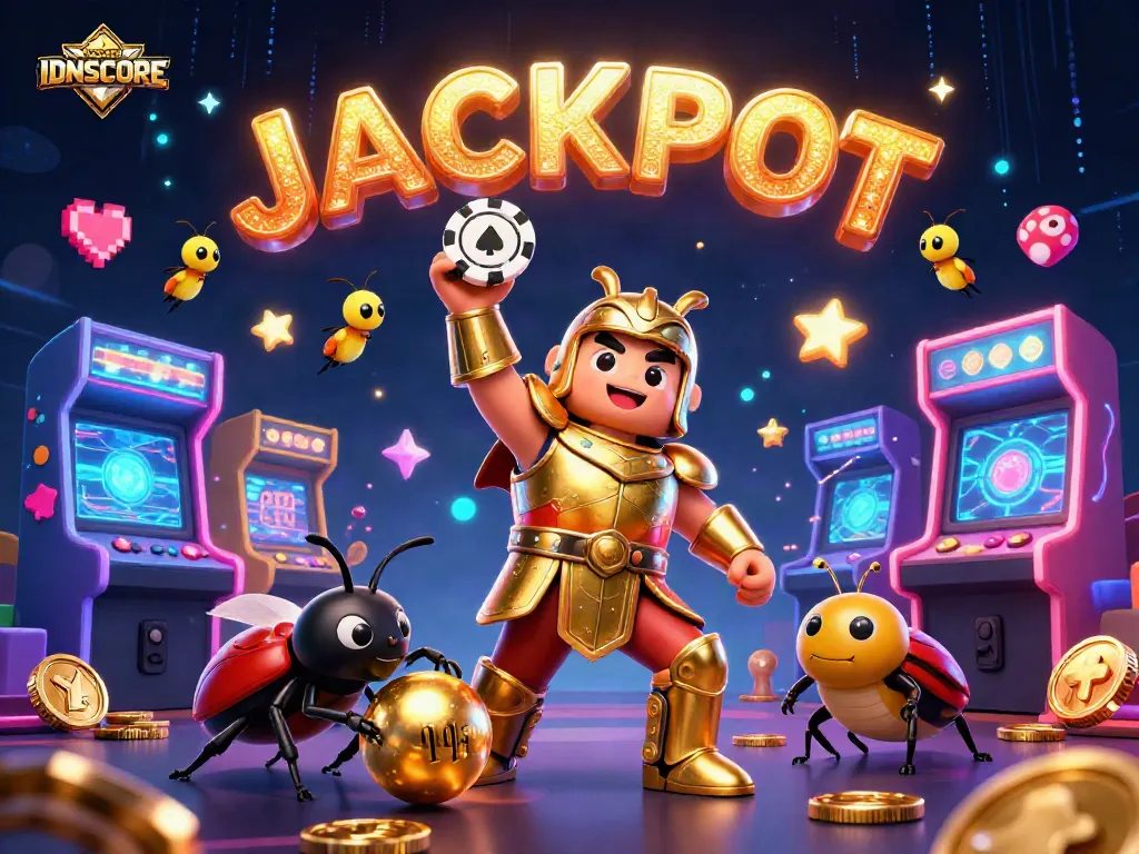Experience thrilling online betting with IDNSCORE as champions celebrate a jackpot victory!