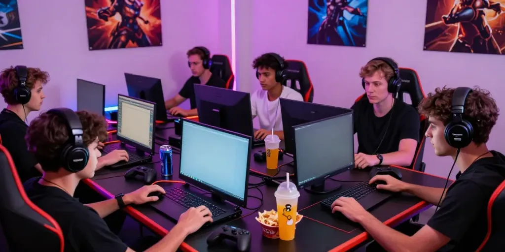 Gamers engaging in an exciting session on bro138 with immersive environments and performance.