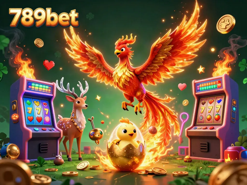 Experience the excitement of 789bet with vibrant gaming elements and mystical characters showcasing a winning atmosphere.