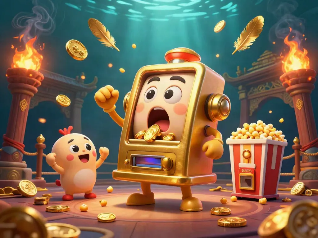 LC88 reveals a golden jackpot scene with excited slot machines cheering and coins pouring out.