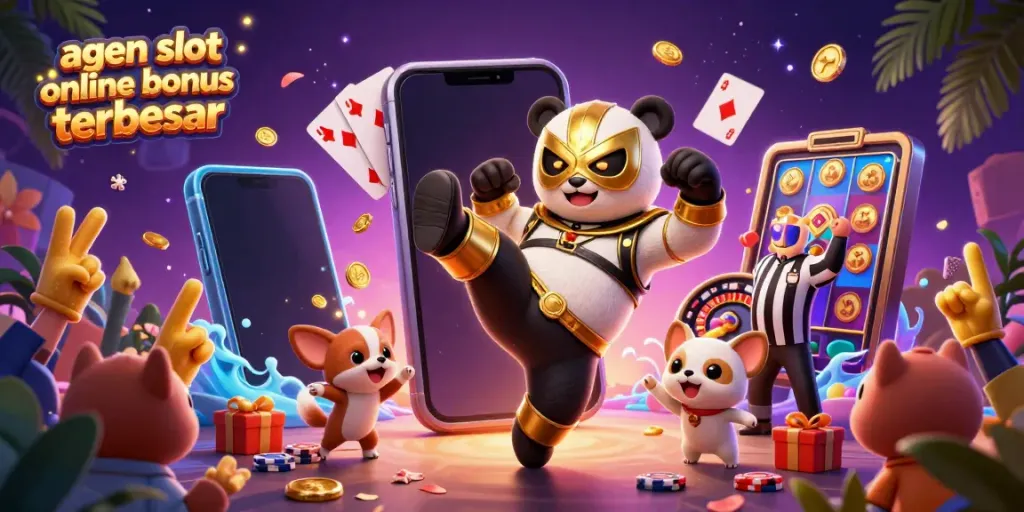 Menangkan hadiah dengan agen slot online bonus terbesar dalam ilustrasi 3D menakjubkan ini.