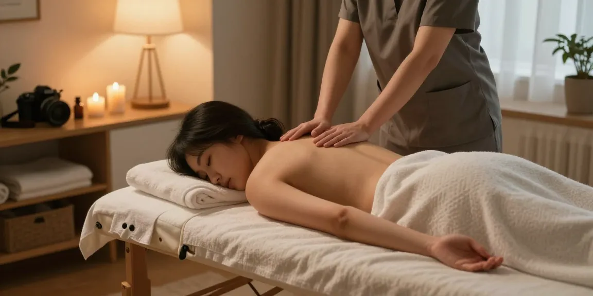 Experience a premium 동탄출장마사지 in a tranquil home setting.