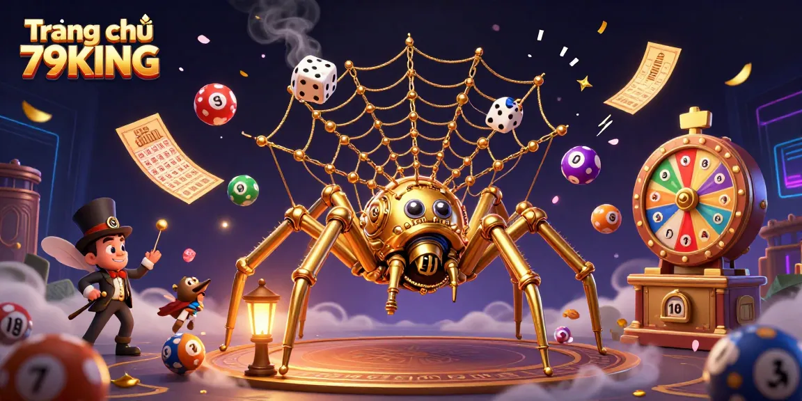 Engage with Trang chủ 79KING's vibrant gambling scene featuring steampunk elements and lively lottery action.