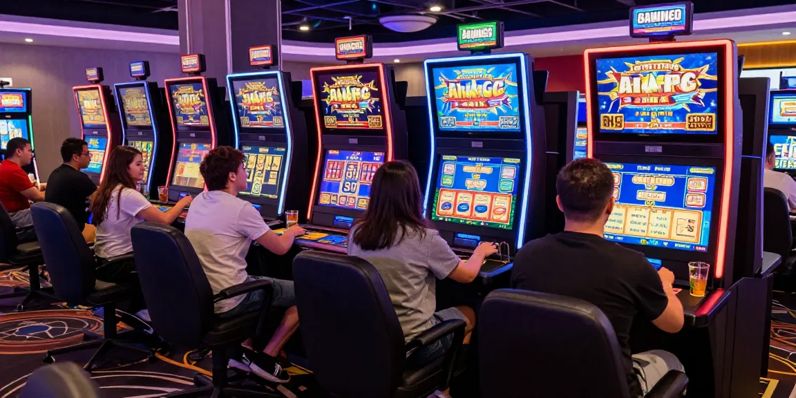 Exciting gaming atmosphere at credit card casinos showcasing players enjoying diverse games at https://crownwoods.org.uk.