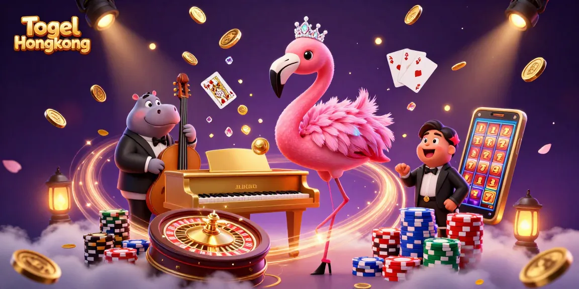 Experience thrilling Togel Hongkong action with vibrant casino characters and dynamic gaming elements.