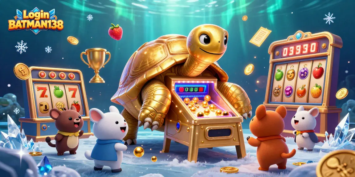 Permainan slot menarik di Login BATMAN138 dengan simbol keberuntungan dan jackpot menggiurkan.